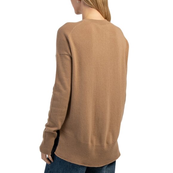 THEORY Palomino Cashmere Karenia Pull Over Sweater - Picture 2 of 2